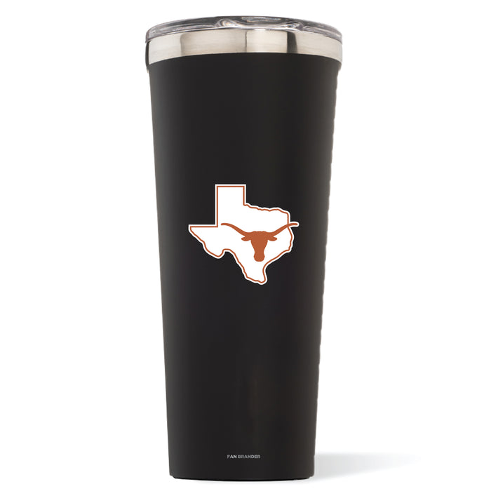 Triple Insulated Corkcicle Tumbler with Texas Longhorns  State Design