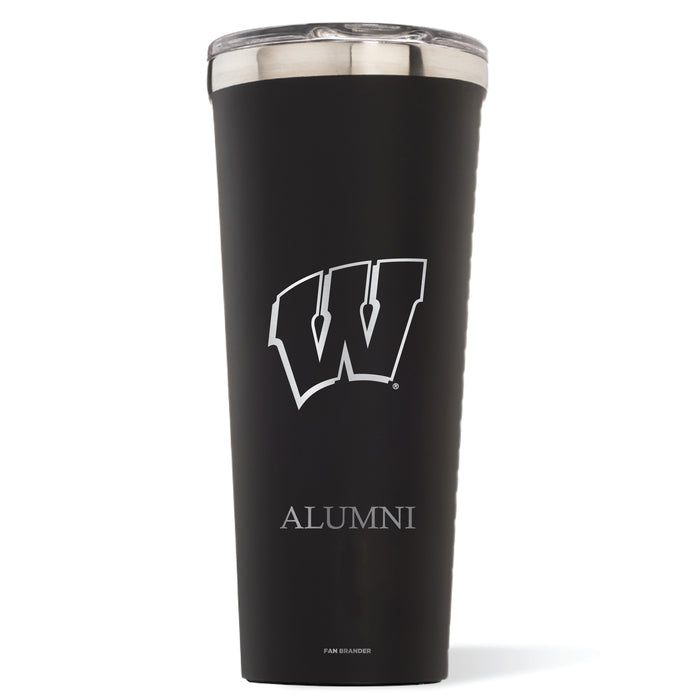 Triple Insulated Corkcicle Tumbler with Wisconsin Badgers Alumni Primary Logo