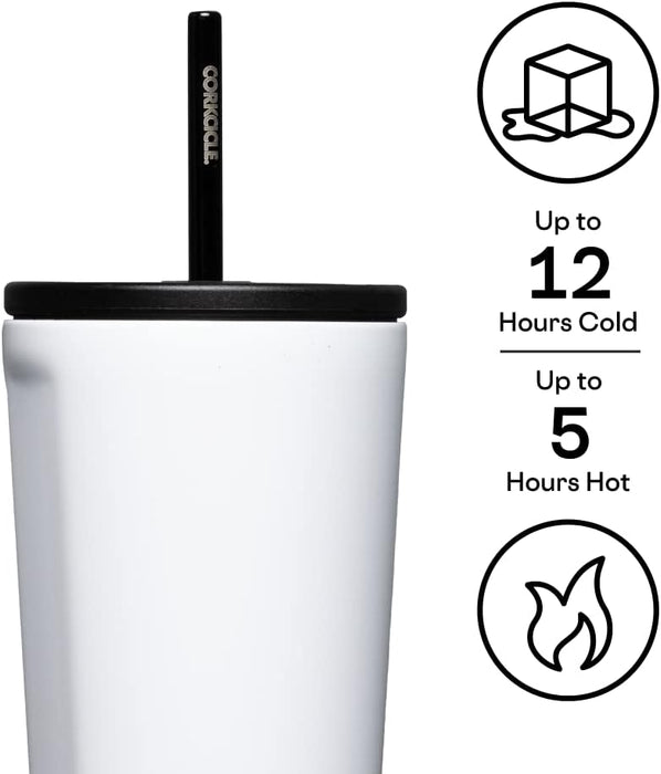 Corkcicle Cold Cup Triple Insulated Tumbler with Mississippi Ole Miss Mississippi Land Shark