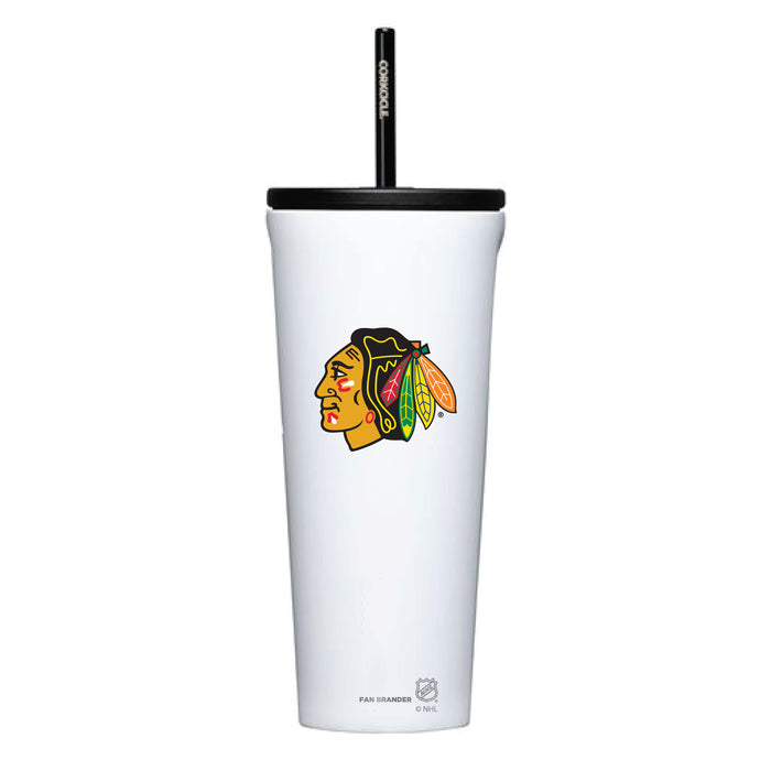 Corkcicle Cold Cup Triple Insulated Tumbler with Chicago Blackhawks Logos