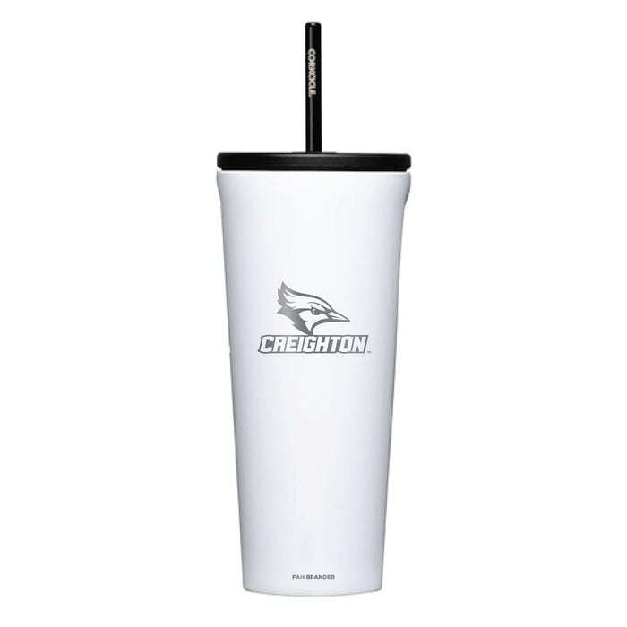 Corkcicle Cold Cup Triple Insulated Tumbler with Creighton University Bluejays Logos