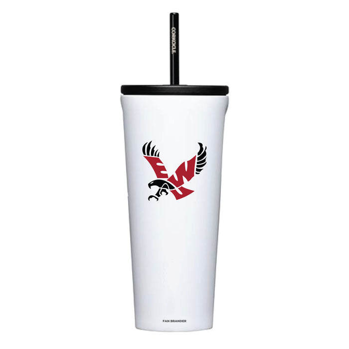 Corkcicle Cold Cup Triple Insulated Tumbler with Eastern Washington Eagles Logos