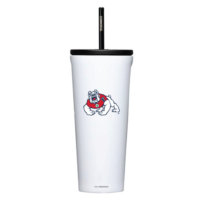 Corkcicle Cold Cup Triple Insulated Tumbler with Fresno State Bulldogs Logos