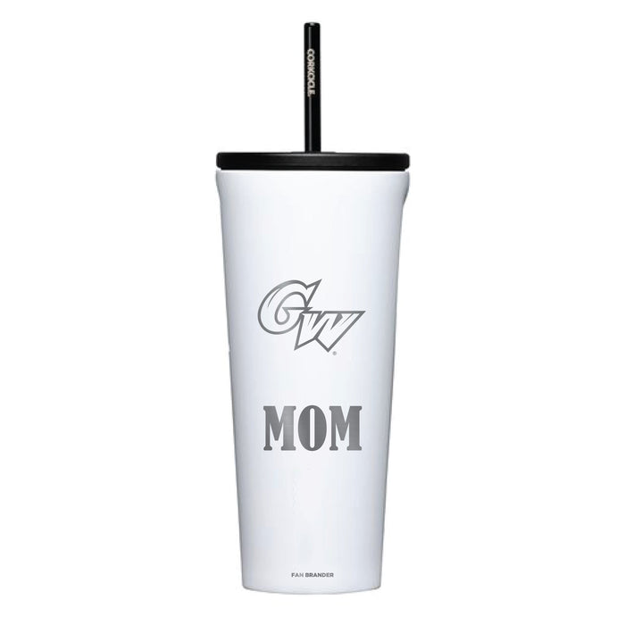 Corkcicle Cold Cup Triple Insulated Tumbler with George Washington Revolutionaries Etched Mom with Primary Logo