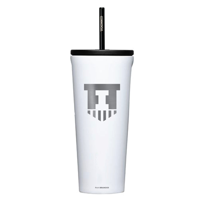 Corkcicle Cold Cup Triple Insulated Tumbler with Illinois Fighting Illini Logos