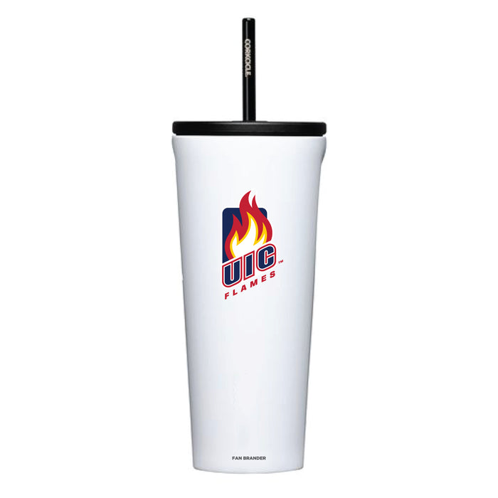 Corkcicle Cold Cup Triple Insulated Tumbler with Illinois @ Chicago Flames Logos