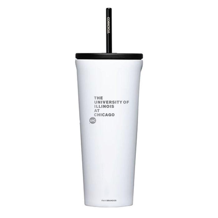 Corkcicle Cold Cup Triple Insulated Tumbler with Illinois @ Chicago Flames Logos