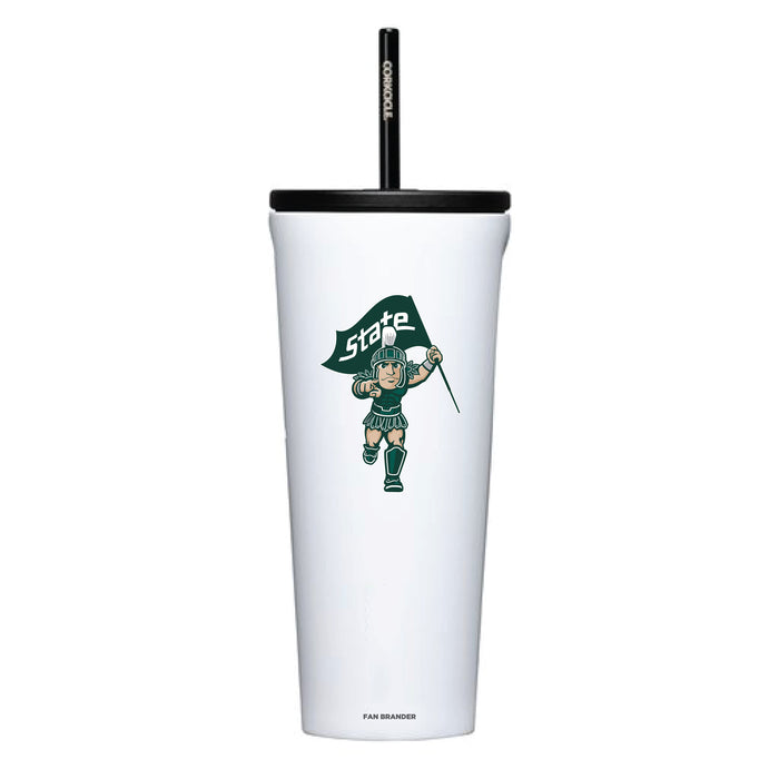 Corkcicle Cold Cup Triple Insulated Tumbler with Michigan State Spartans Logos