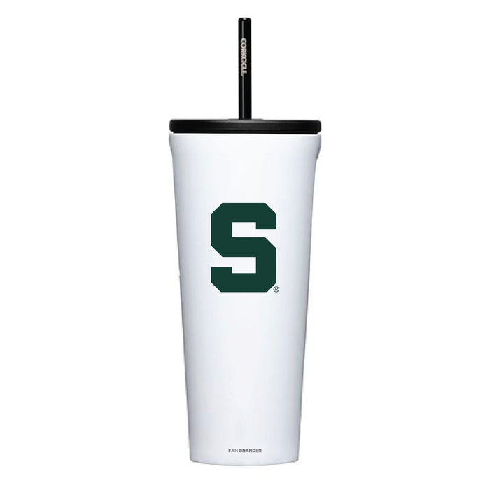 Corkcicle Cold Cup Triple Insulated Tumbler with Michigan State Spartans Block S