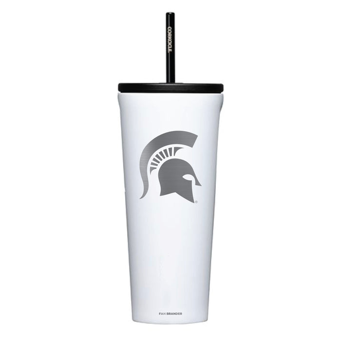 Corkcicle Cold Cup Triple Insulated Tumbler with Michigan State Spartans Logos