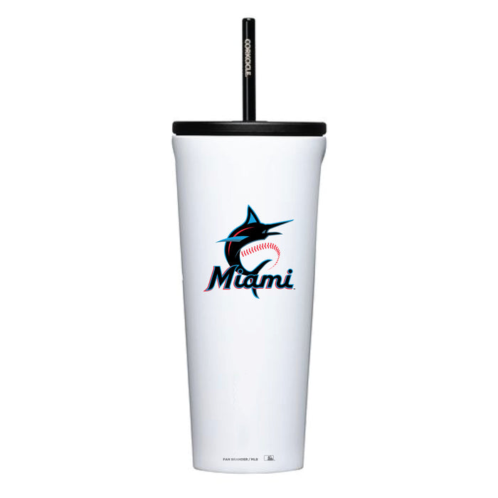 Corkcicle Cold Cup Triple Insulated Tumbler with Miami Marlins Logos