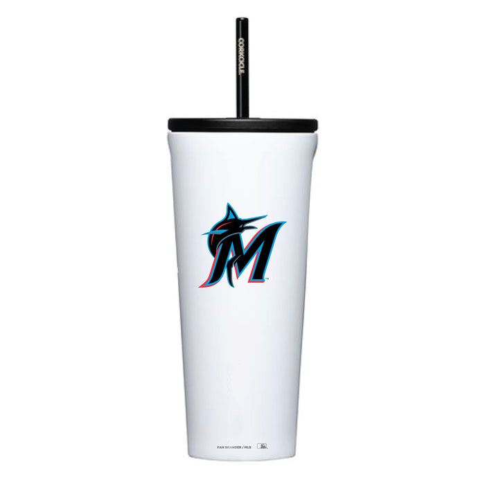 Corkcicle Cold Cup Triple Insulated Tumbler with Miami Marlins Logos