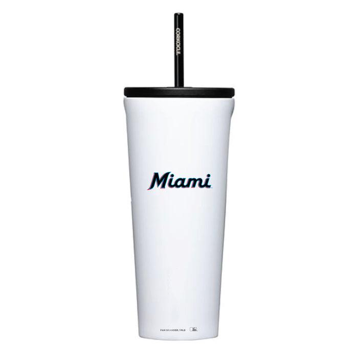 Corkcicle Cold Cup Triple Insulated Tumbler with Miami Marlins Logos