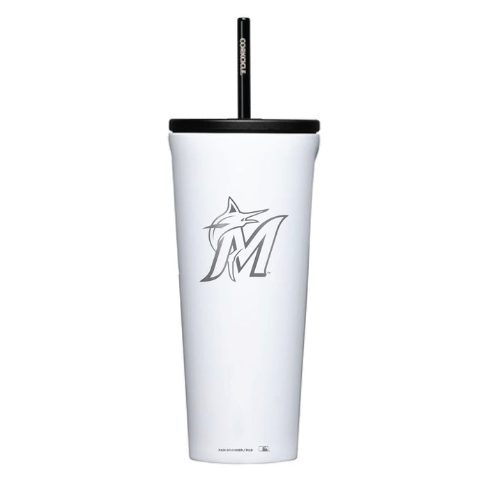 Corkcicle Cold Cup Triple Insulated Tumbler with Miami Marlins Logos