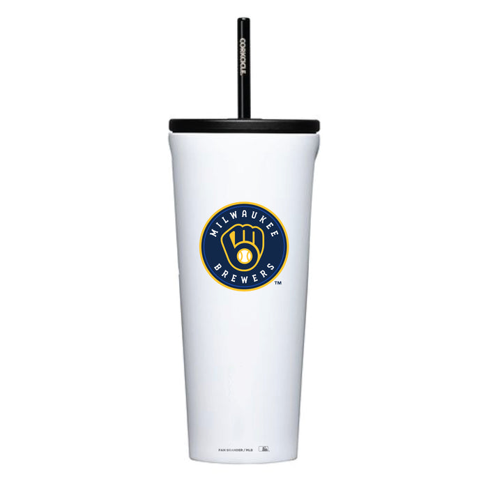 Corkcicle Cold Cup Triple Insulated Tumbler with Milwaukee Brewers Logos