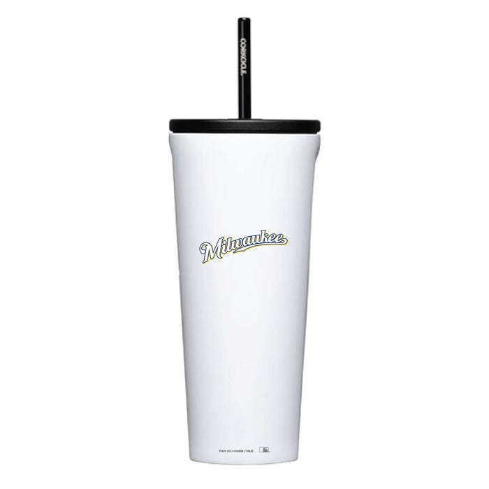 Corkcicle Cold Cup Triple Insulated Tumbler with Milwaukee Brewers Logos