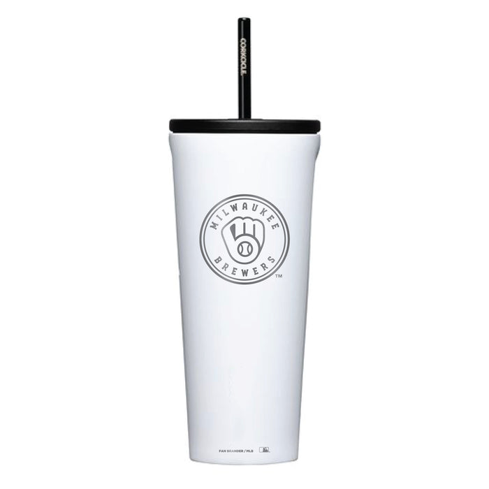 Corkcicle Cold Cup Triple Insulated Tumbler with Milwaukee Brewers Logos