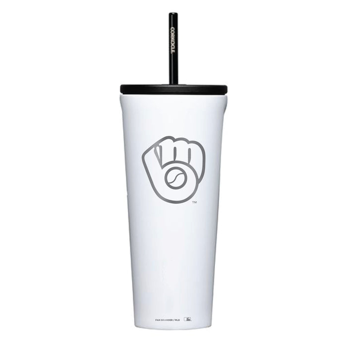 Corkcicle Cold Cup Triple Insulated Tumbler with Milwaukee Brewers Logos