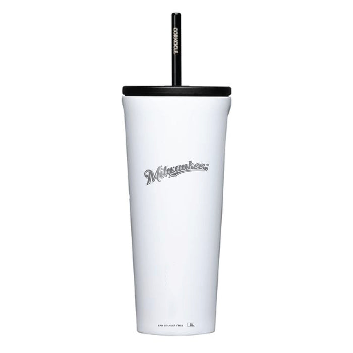 Corkcicle Cold Cup Triple Insulated Tumbler with Milwaukee Brewers Logos