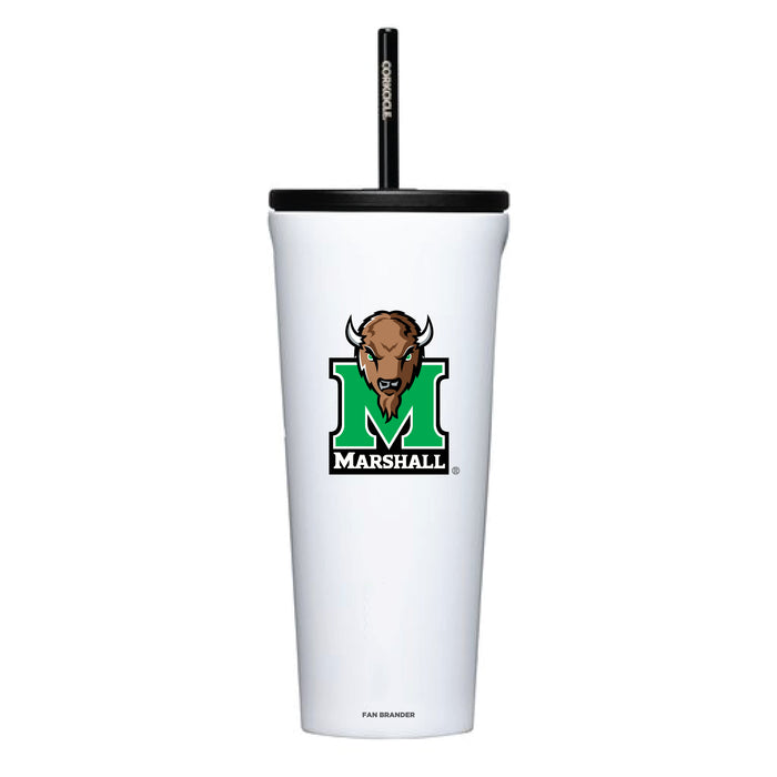 Corkcicle Cold Cup Triple Insulated Tumbler with Marshall Thundering Herd Logos