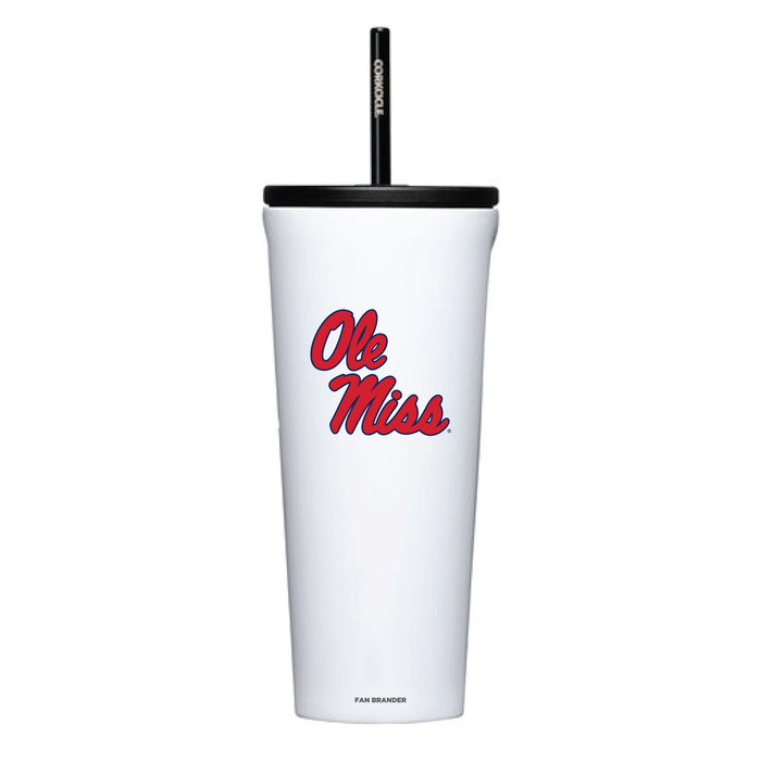 Corkcicle Cold Cup Triple Insulated Tumbler with Mississippi Ole Miss Logos