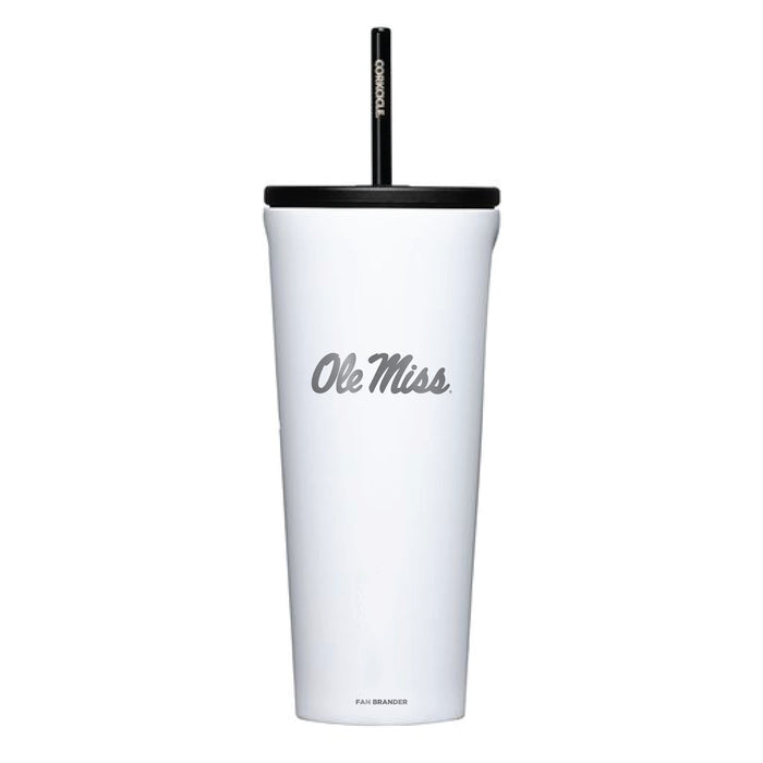 Corkcicle Cold Cup Triple Insulated Tumbler with Mississippi Ole Miss Logos