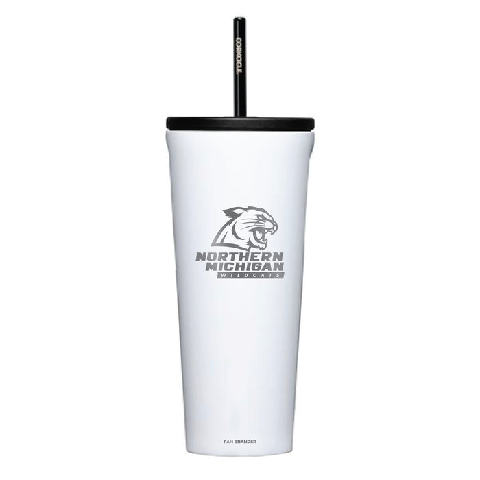 Corkcicle Cold Cup Triple Insulated Tumbler with Northern Michigan University Wildcats Logos