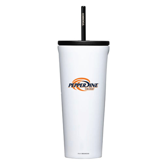 Corkcicle Cold Cup Triple Insulated Tumbler with Pepperdine Waves Logos