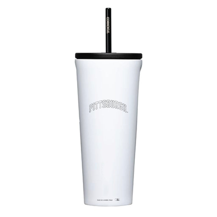 Corkcicle Cold Cup Triple Insulated Tumbler with Pittsburgh Pirates Logos