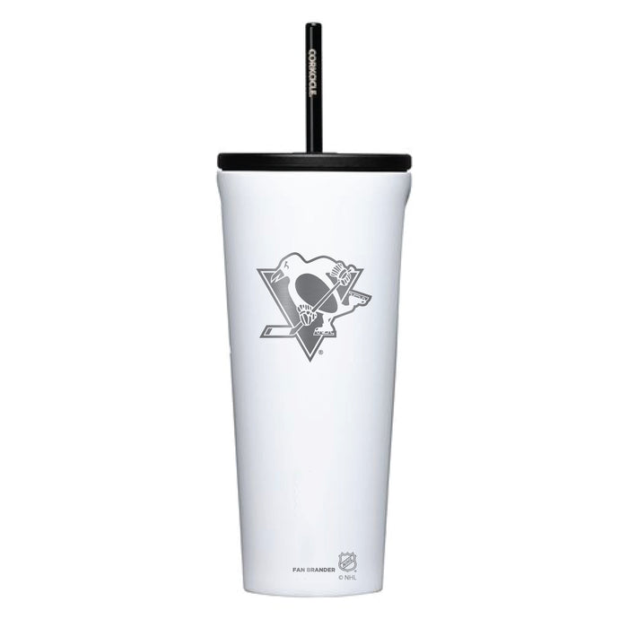 Corkcicle Cold Cup Triple Insulated Tumbler with Pittsburgh Penguins Logos
