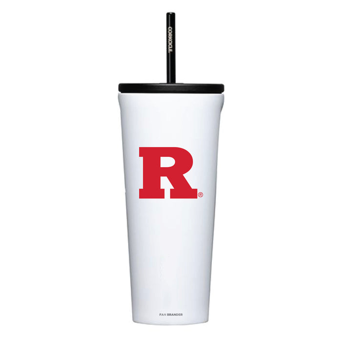 Corkcicle Cold Cup Triple Insulated Tumbler with Rutgers Scarlet Knights Logos