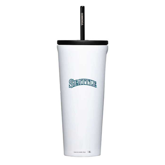 Corkcicle Cold Cup Triple Insulated Tumbler with Seattle Mariners Logos