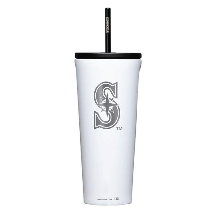 Corkcicle Cold Cup Triple Insulated Tumbler with Seattle Mariners Logos