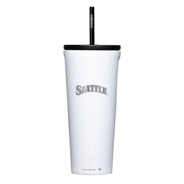 Corkcicle Cold Cup Triple Insulated Tumbler with Seattle Mariners Logos