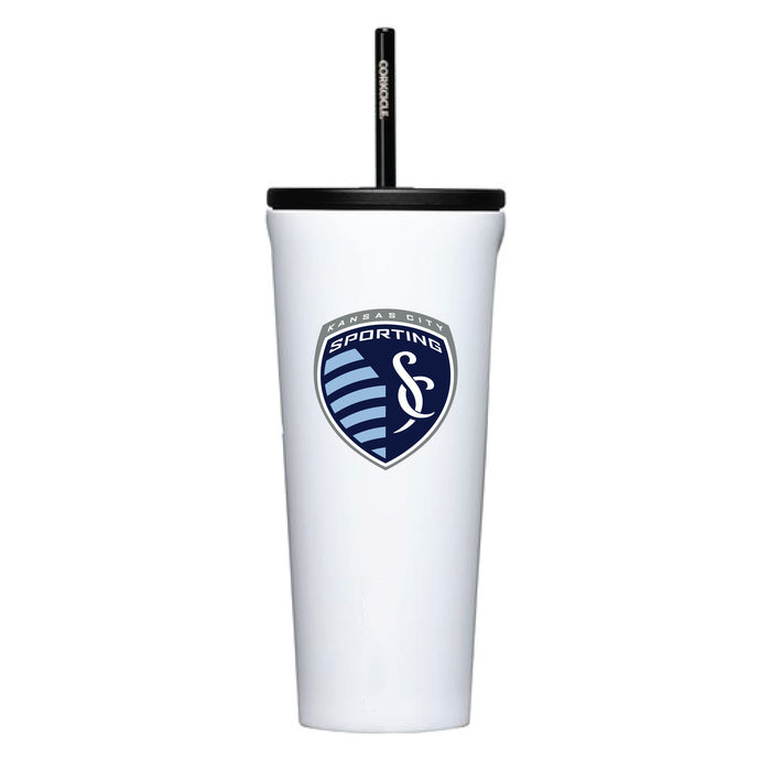 Corkcicle Cold Cup Triple Insulated Tumbler with Sporting Kansas City Primary Logo