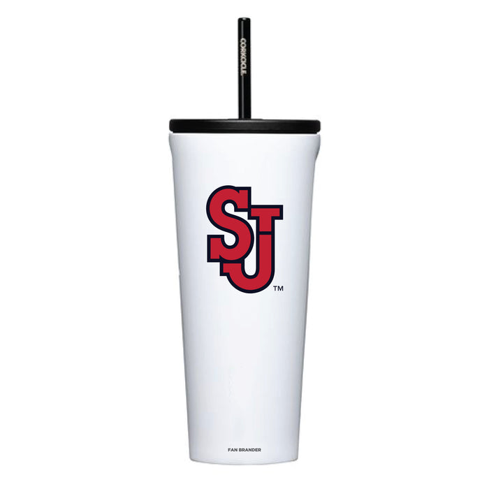 Corkcicle Cold Cup Triple Insulated Tumbler with St. John's Red Storm Logos