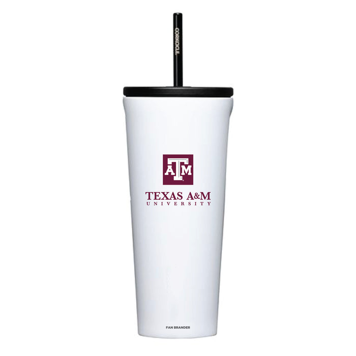 Corkcicle Cold Cup Triple Insulated Tumbler with Texas A&M Aggies Logos