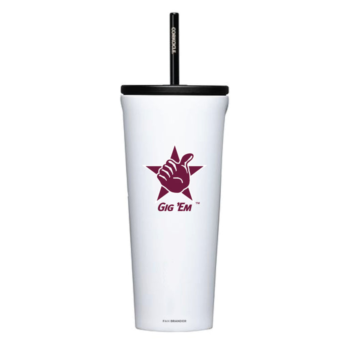 Corkcicle Cold Cup Triple Insulated Tumbler with Texas A&M Aggies Texas A&M Gig Em