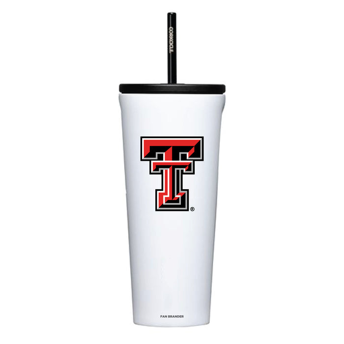 Corkcicle Cold Cup Triple Insulated Tumbler with Texas Tech Red Raiders Logos