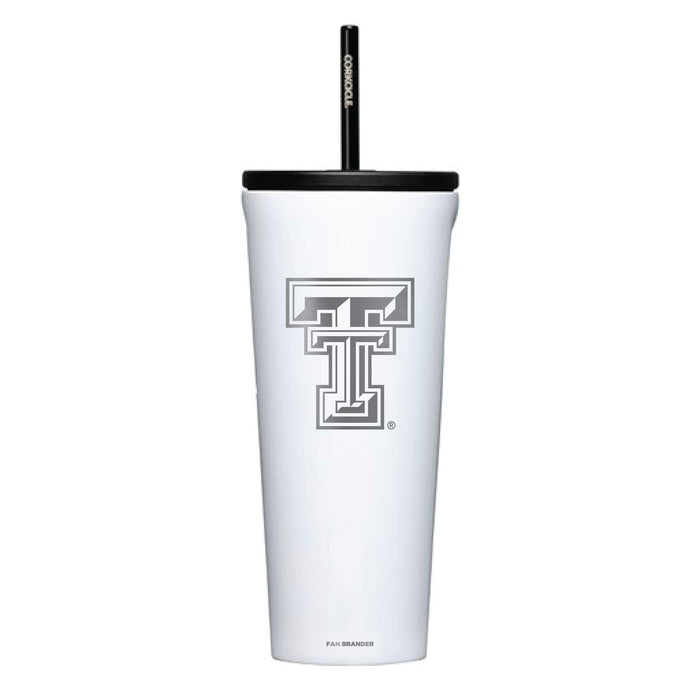 Corkcicle Cold Cup Triple Insulated Tumbler with Texas Tech Red Raiders Logos