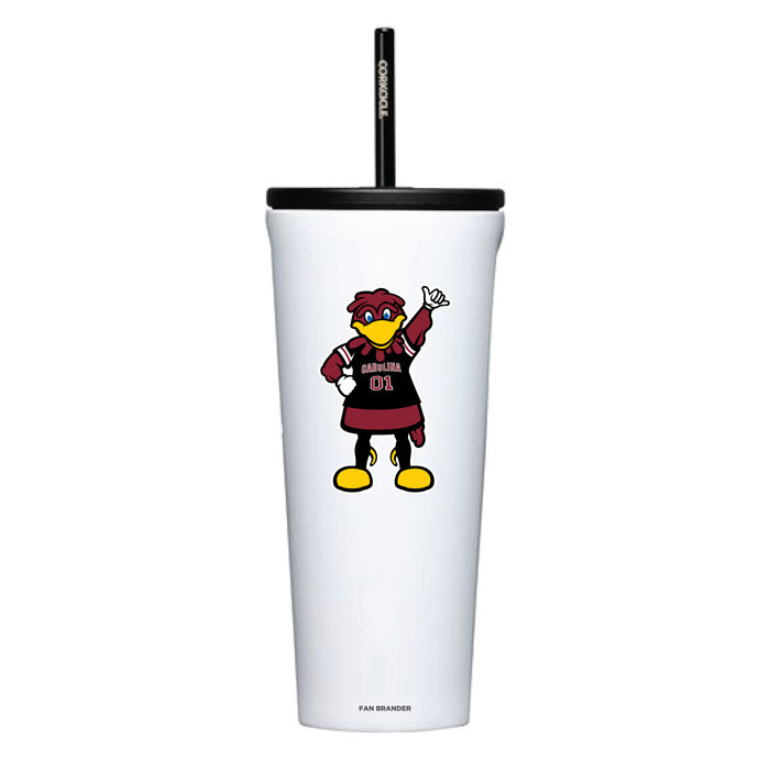 Corkcicle Cold Cup Triple Insulated Tumbler with South Carolina Gamecocks Logos