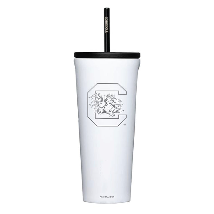 Corkcicle Cold Cup Triple Insulated Tumbler with South Carolina Gamecocks Logos