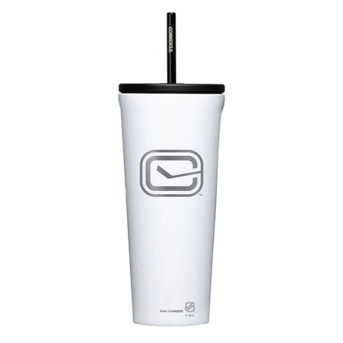 Corkcicle Cold Cup Triple Insulated Tumbler with Vancouver Canucks Logos