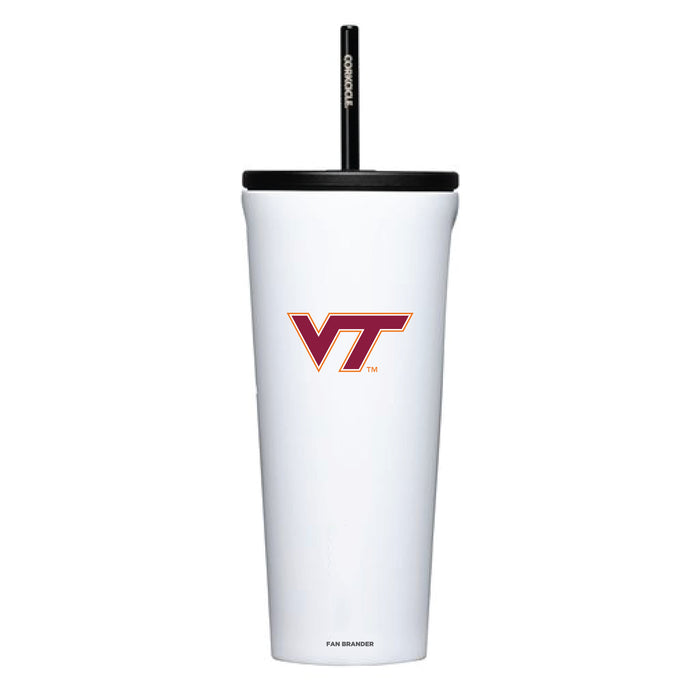 Corkcicle Cold Cup Triple Insulated Tumbler with Virginia Tech Hokies Logos