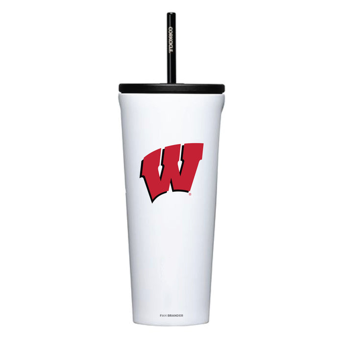 Corkcicle Cold Cup Triple Insulated Tumbler with Wisconsin Badgers Logos