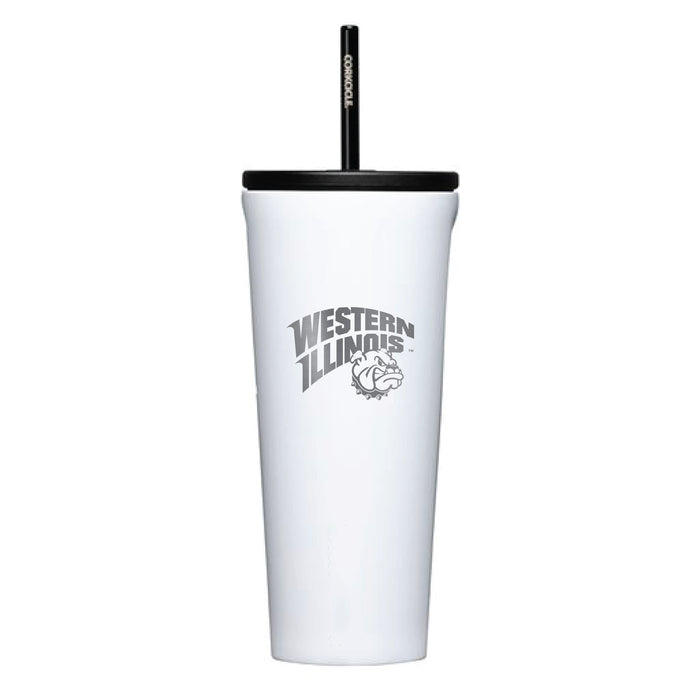 Corkcicle Cold Cup Triple Insulated Tumbler with Western Illinois University Leathernecks Logos