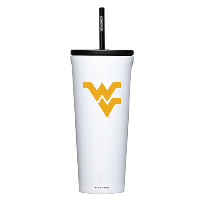 Corkcicle Cold Cup Triple Insulated Tumbler with West Virginia Mountaineers Logos