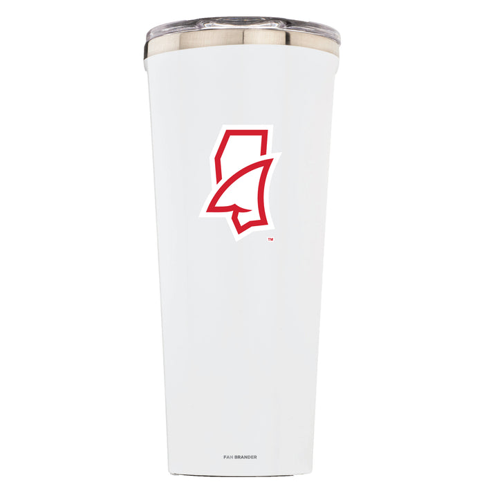 Triple Insulated Corkcicle Tumbler with Mississippi Ole Miss Mississippi Land Shark