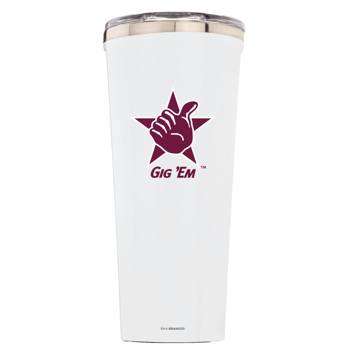 Triple Insulated Corkcicle Tumbler with Texas A&M Aggies Texas A&M Gig Em