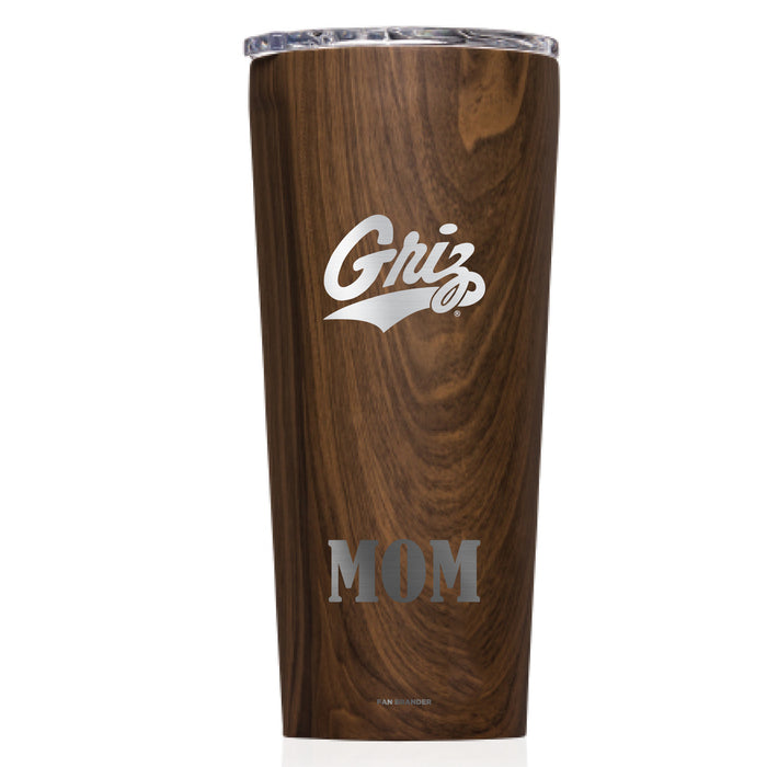 Triple Insulated Corkcicle Tumbler with Montana Grizzlies Mom Primary Logo